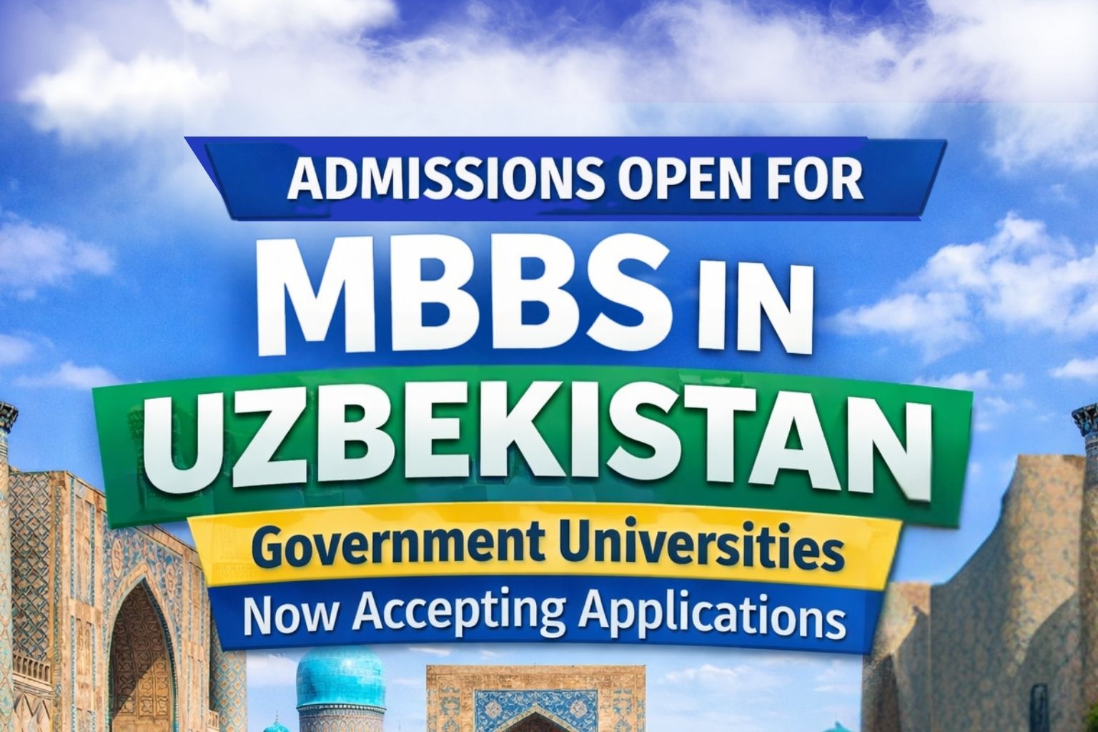 Admissions Open for MBBS in Uzbekistan: Government Universities Now Accepting Applications