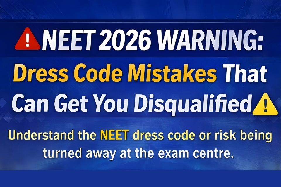 🚨 NEET 2026 Warning: Dress Code Mistakes That Can Get You Disqualified ⚠️