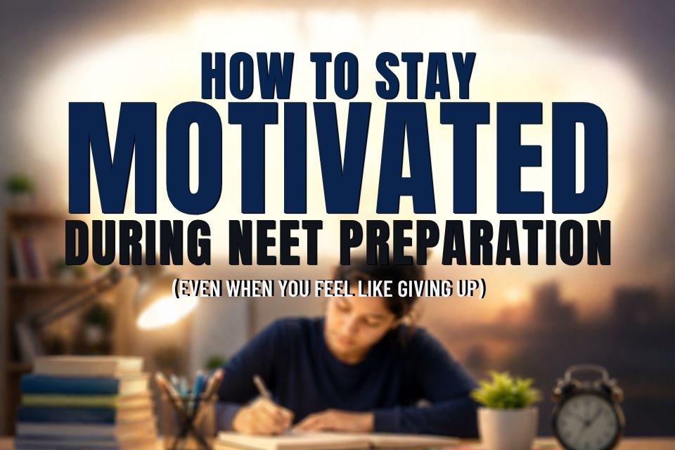 How to Stay Motivated During NEET Preparation (Even When You Feel Like Giving Up)