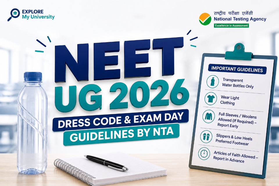 NEET UG 2026: Dress Code & Exam Day Guidelines You Must Follow