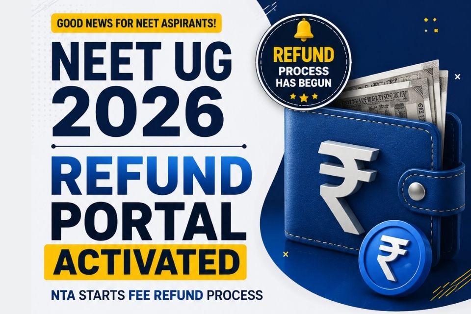 NEET UG 2026 Refund Portal Goes Live: NTA Begins Refund Process for Affected Candidates