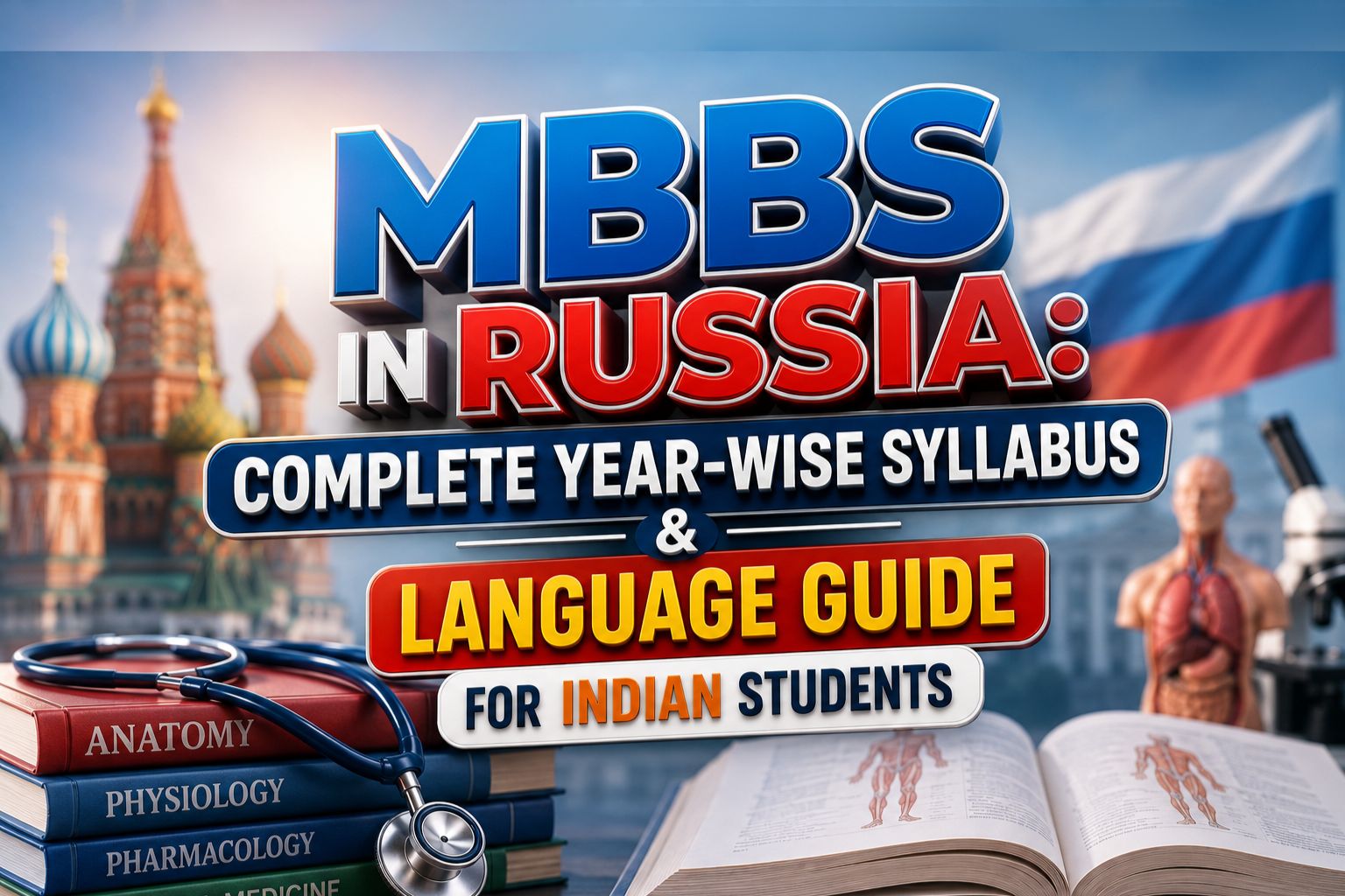 MBBS in Russia: Complete Year-Wise Syllabus & Language Guide for Indian Students