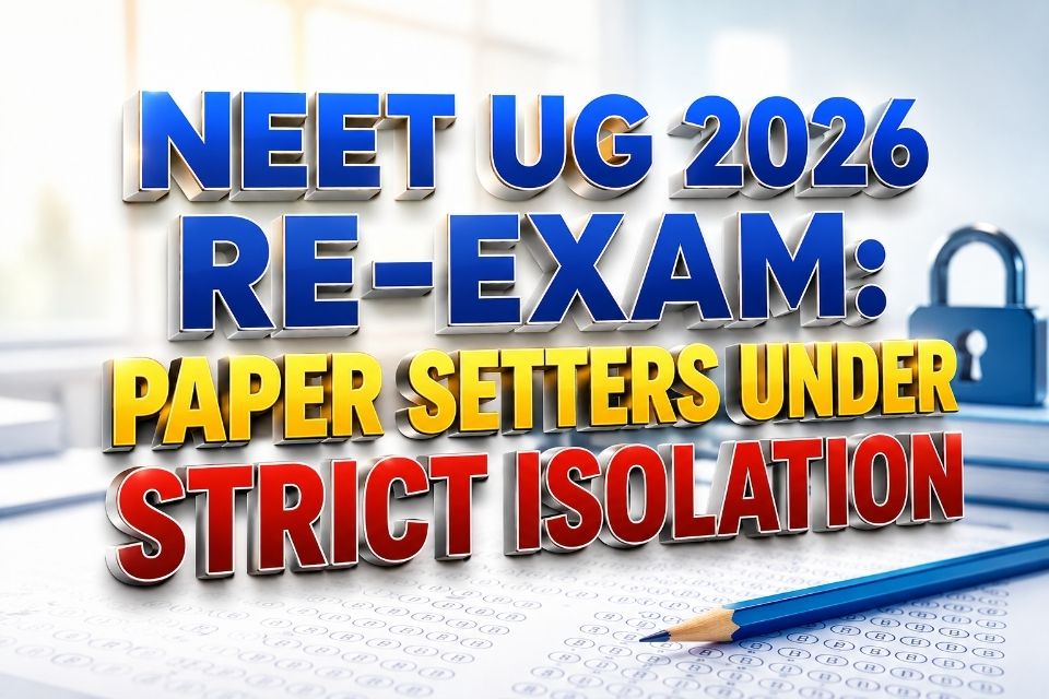 Ahead of NEET UG 2026 Re-Exam: Paper Setters Placed Under Strict Isolation to Prevent Leaks