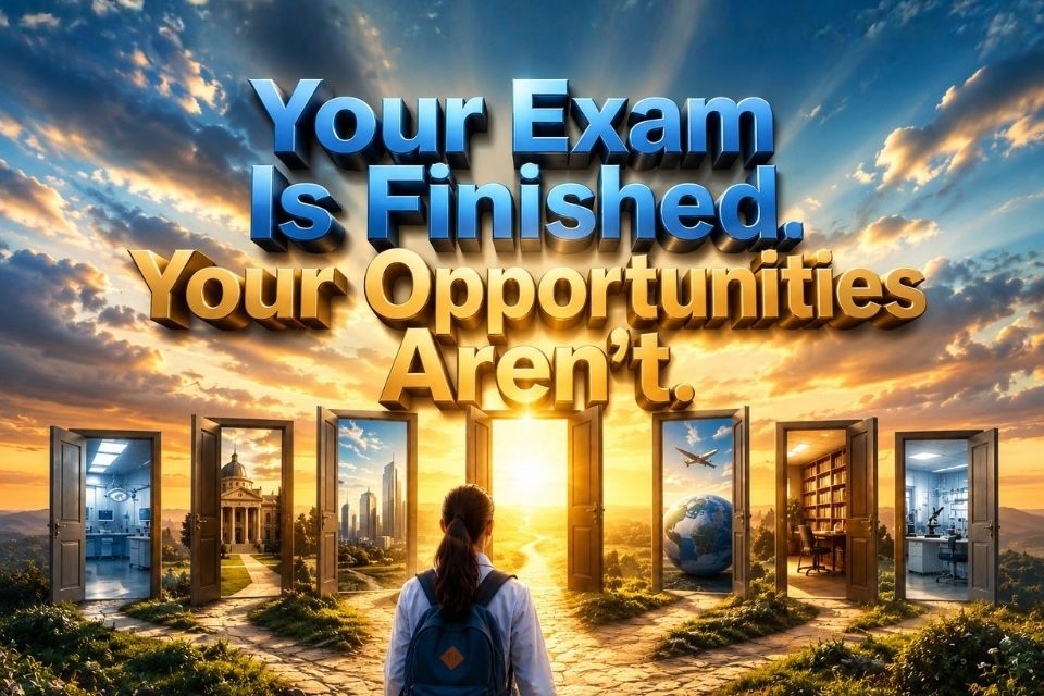 Your Exam Is Finished. Your Opportunities Aren't.
