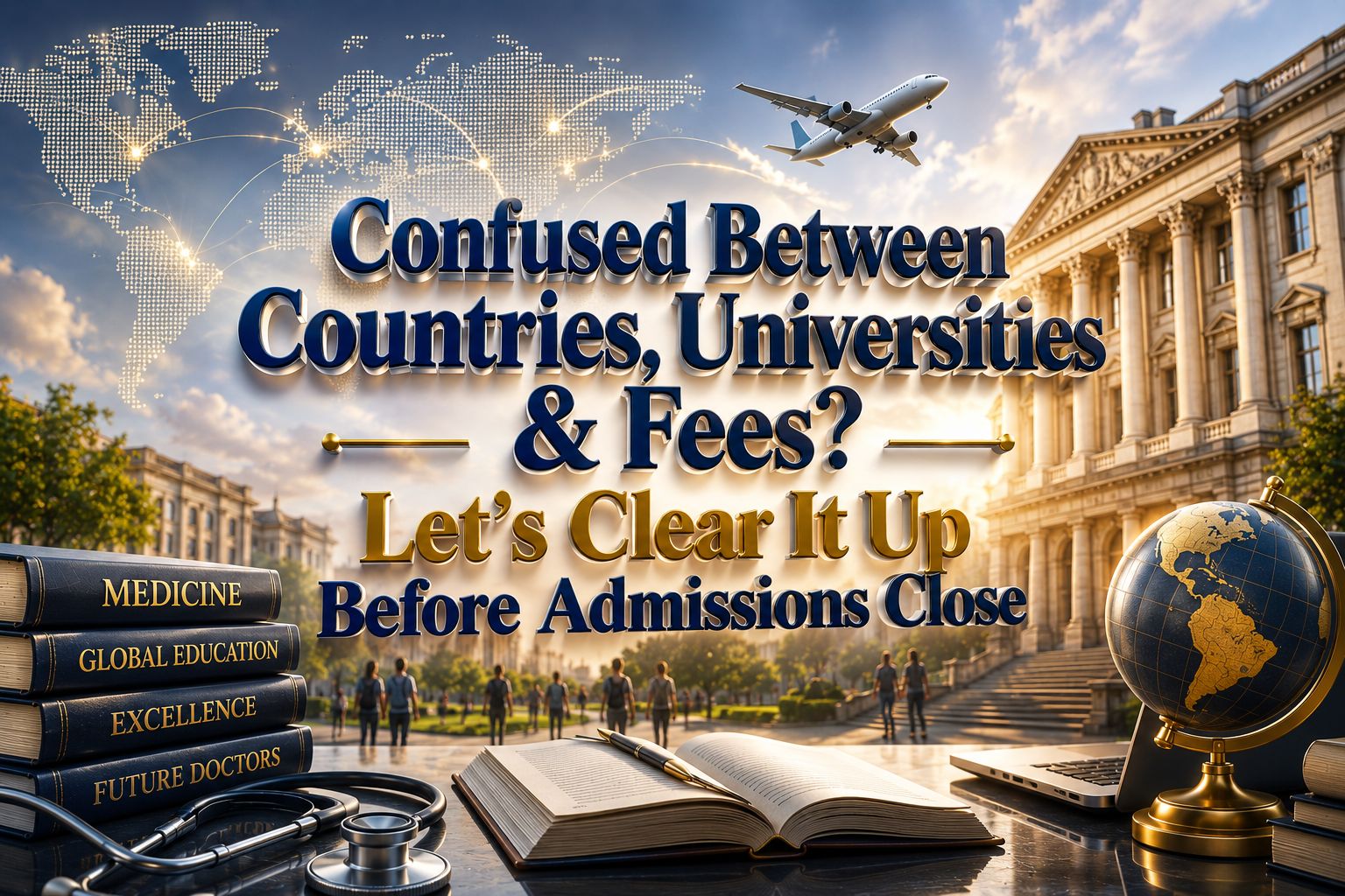 Confused Between Countries, Universities & Fees? Let’s Clear It Up Before Admissions Close
