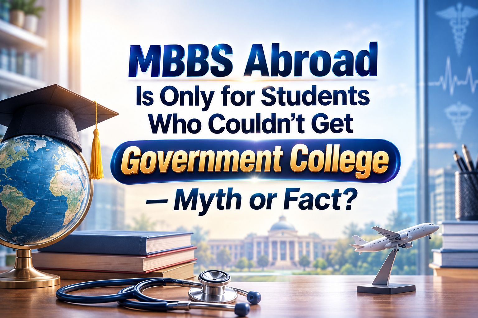 MBBS Abroad Is Only for Students Who Couldn't Get Government College — Myth or Fact?