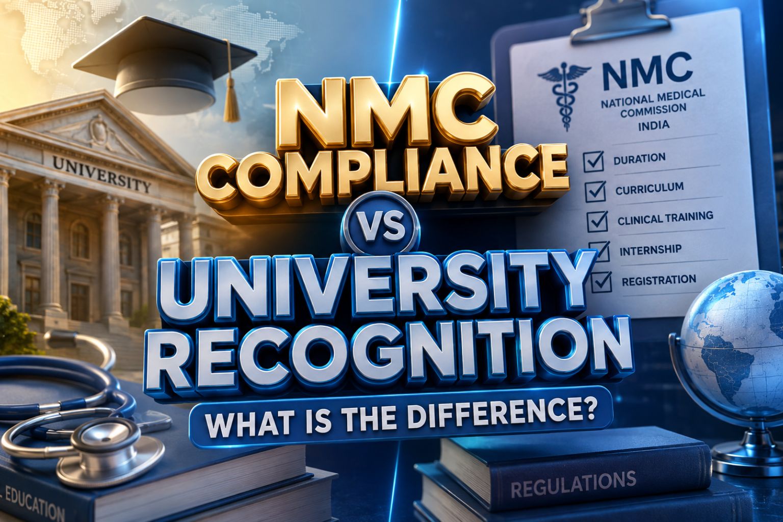 NMC Compliance vs University Recognition: What Is the Difference?