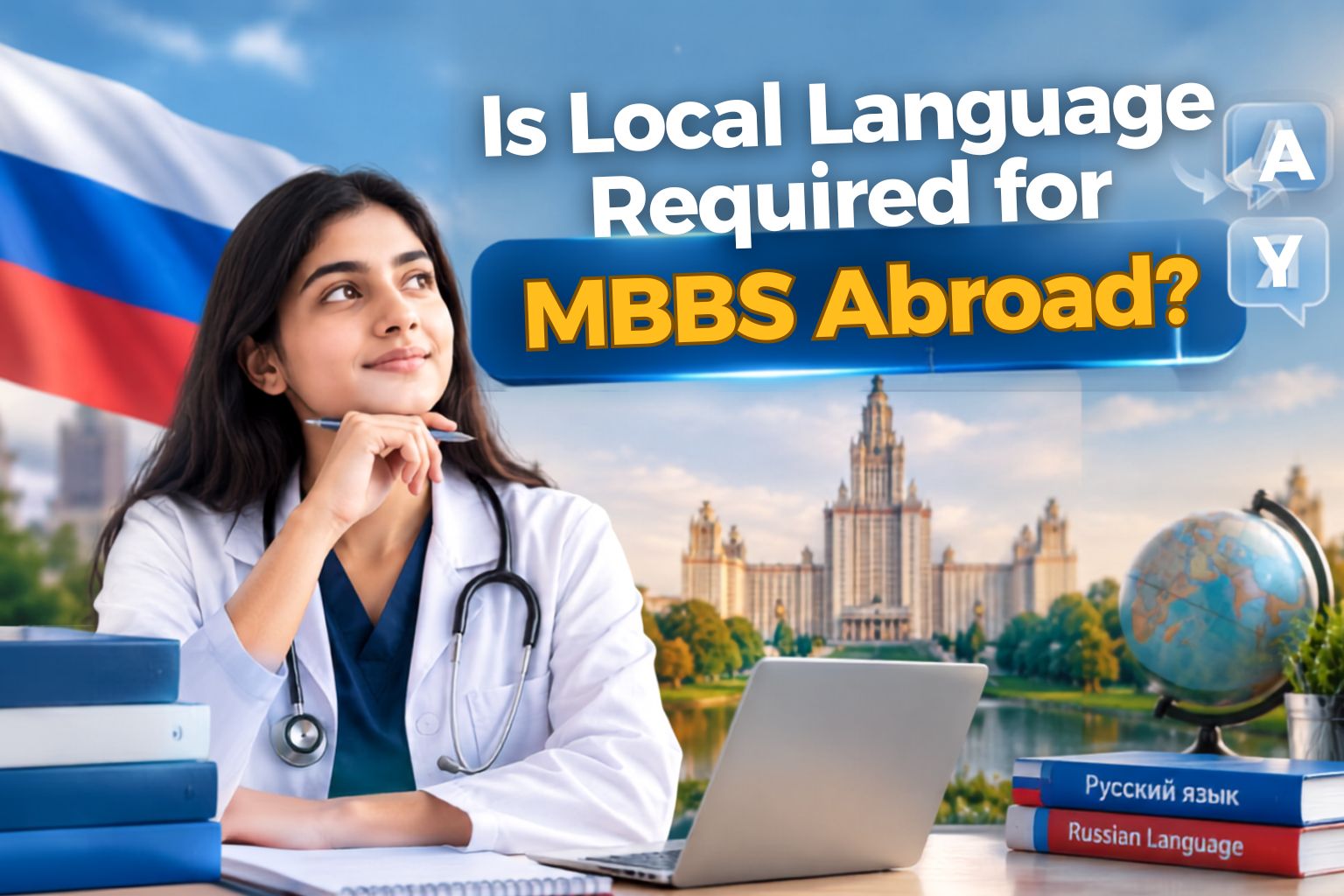 Can Indian Students Manage MBBS Abroad Without Knowing the Local Language?