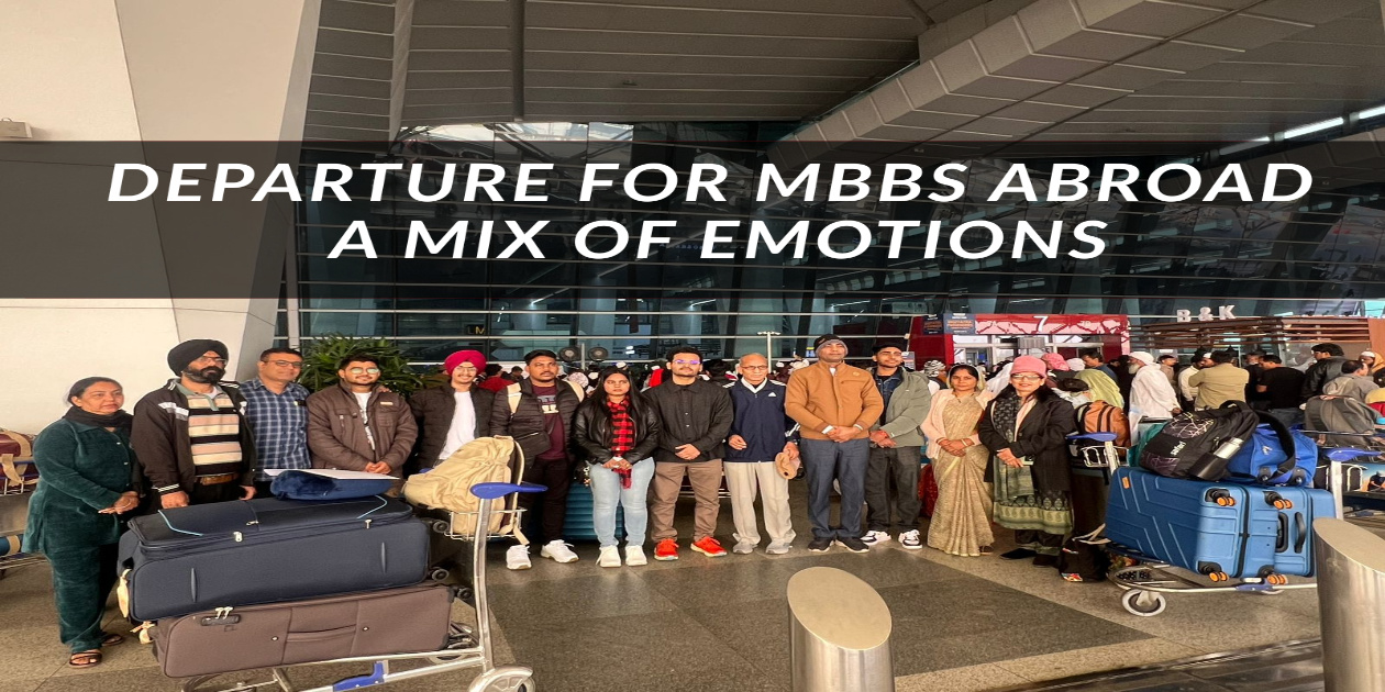 Departure for MBBS Abroad: A Mix of Emotions